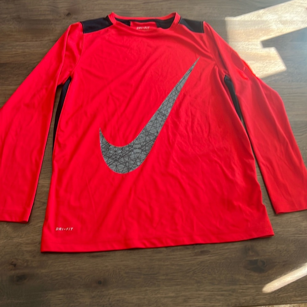 Nike youth XL Red long sleeve shirt